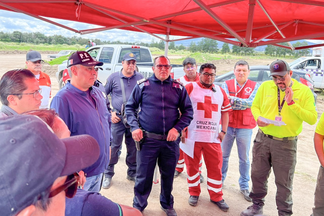 Ultiman detalles autoridades  municipales, estatales y cuerpos de emergencia para la Carrera de Carcachas